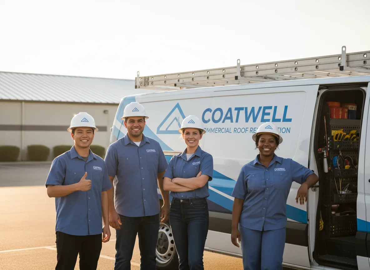 Commercial roof coating company in Rochester, MA
